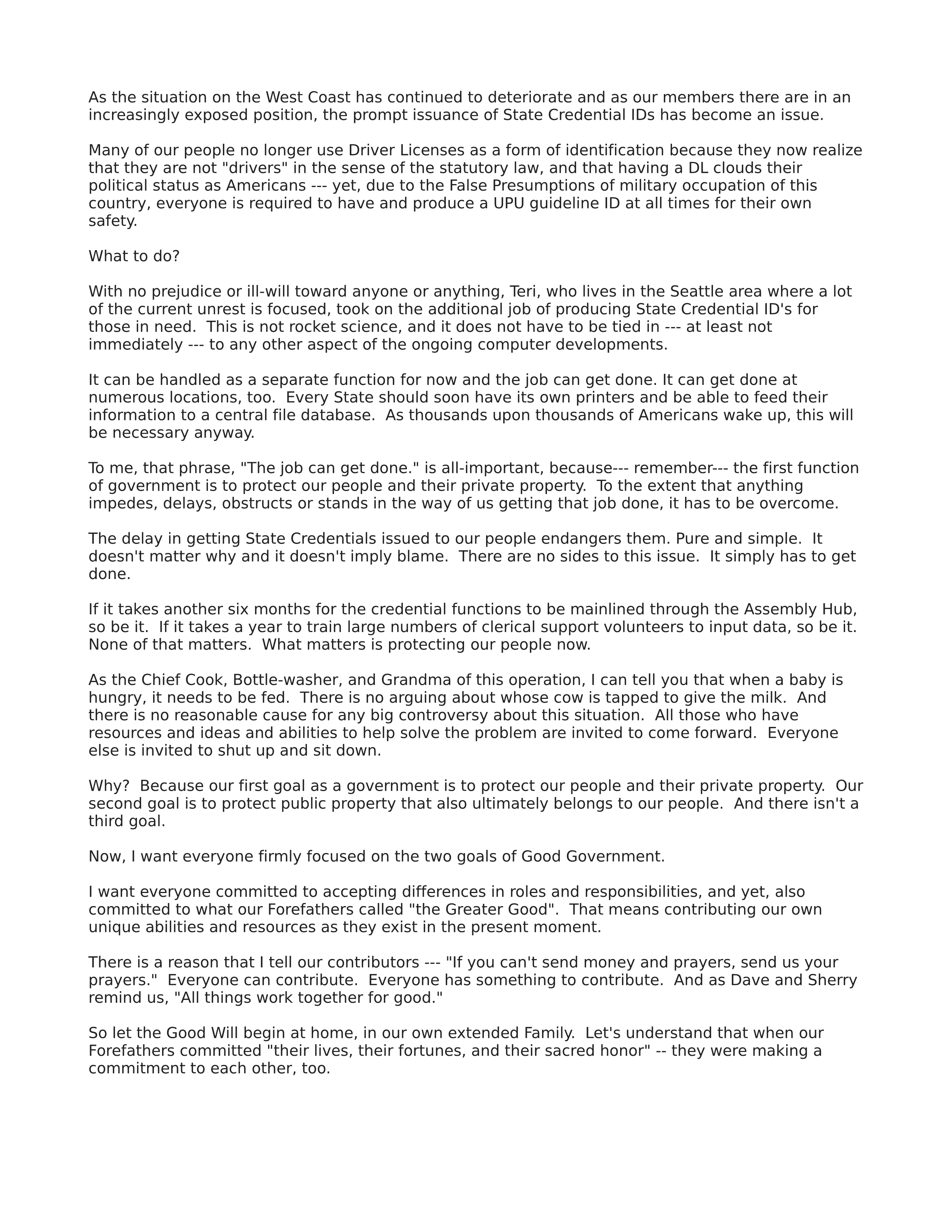 Clearing the air for coordinators and leaders 